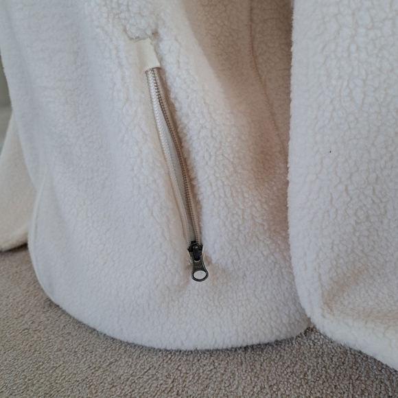 Sierra Designs Full Zip Fleece Women's Small Shepra Zip Jacket Cream NWT Neutral - Picture 12 of 14